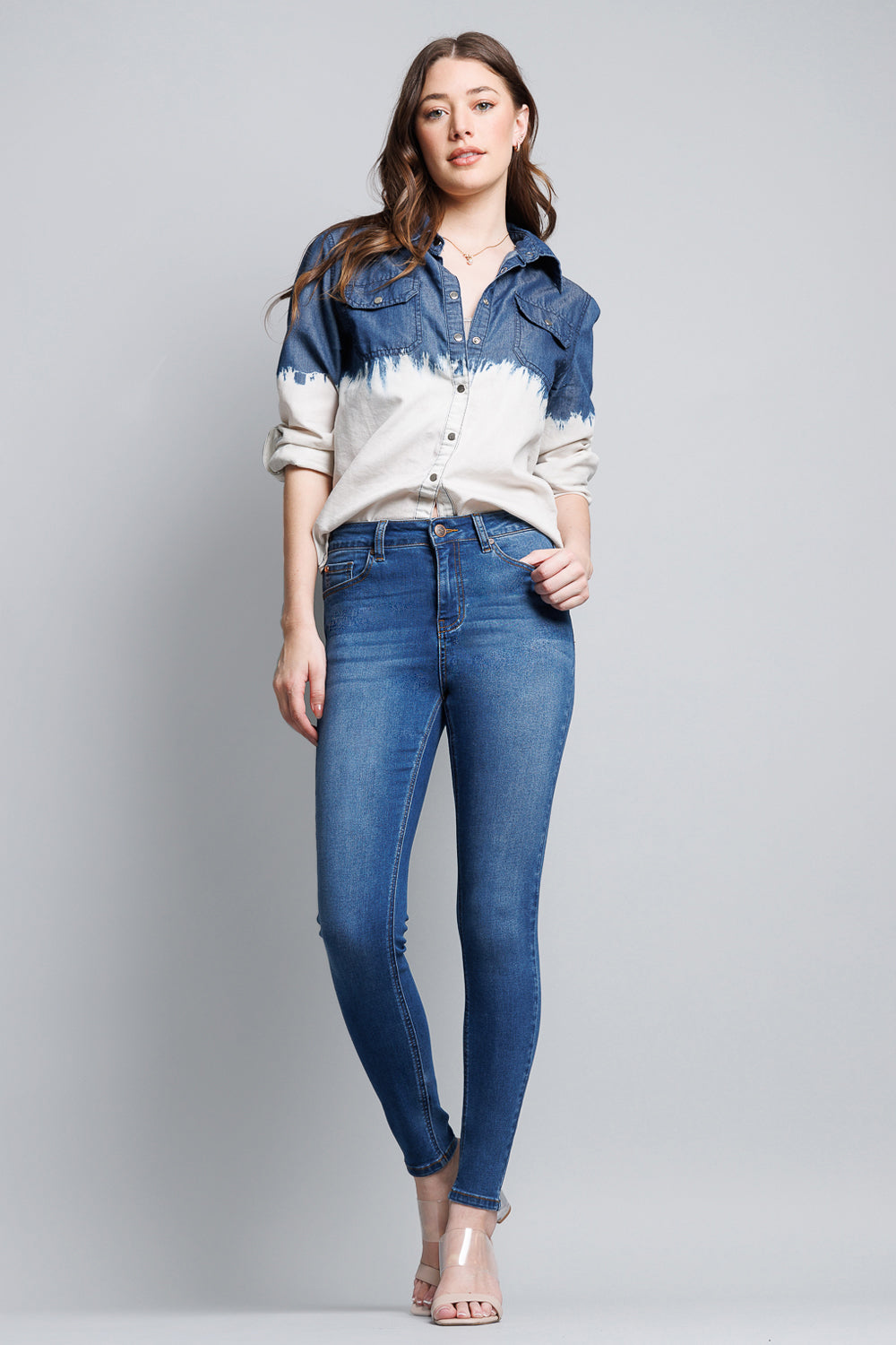 High Rise Classic Ankle Skinny Jeans