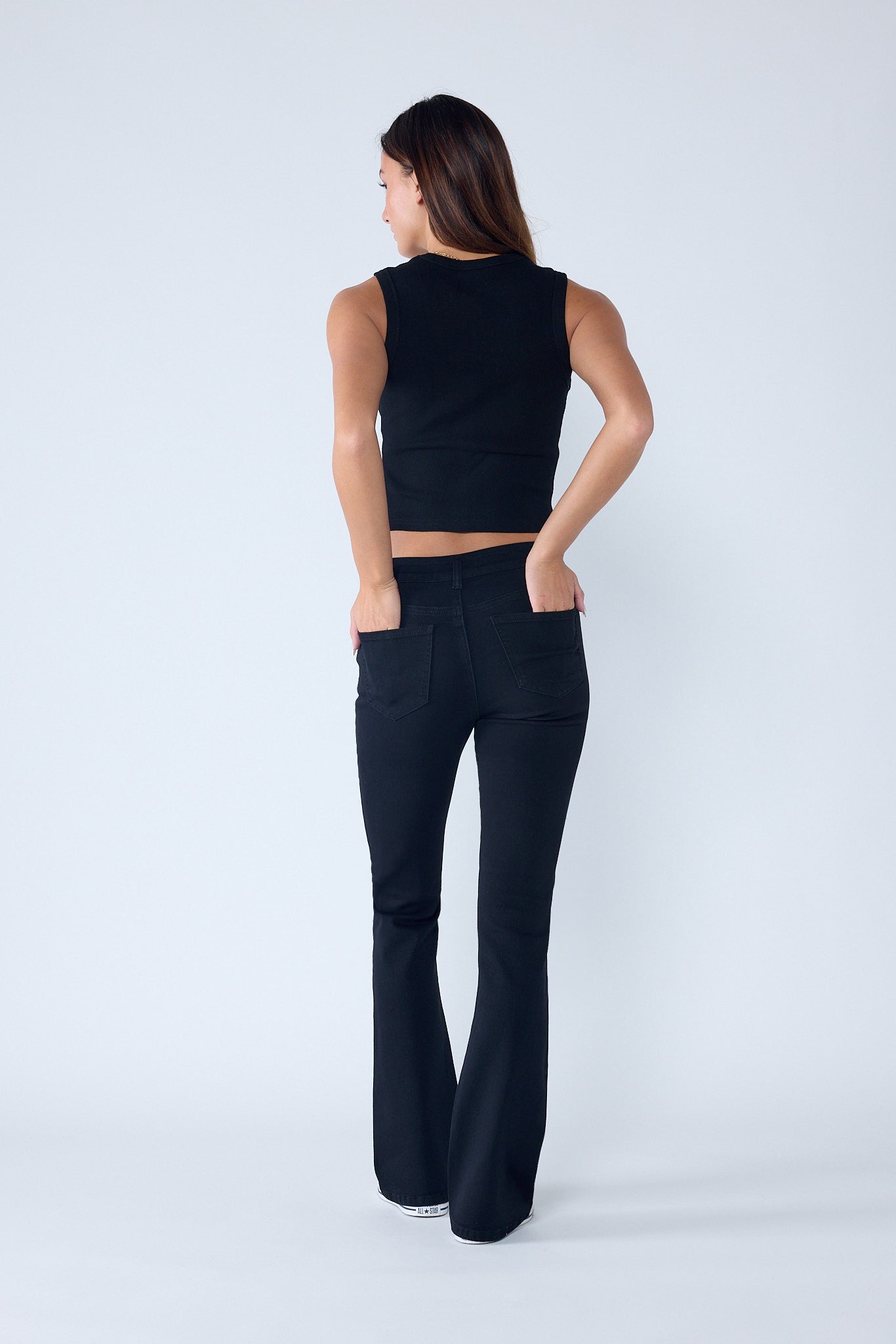 High Rise 5-Pocket Bootcut Jeans - Image 15