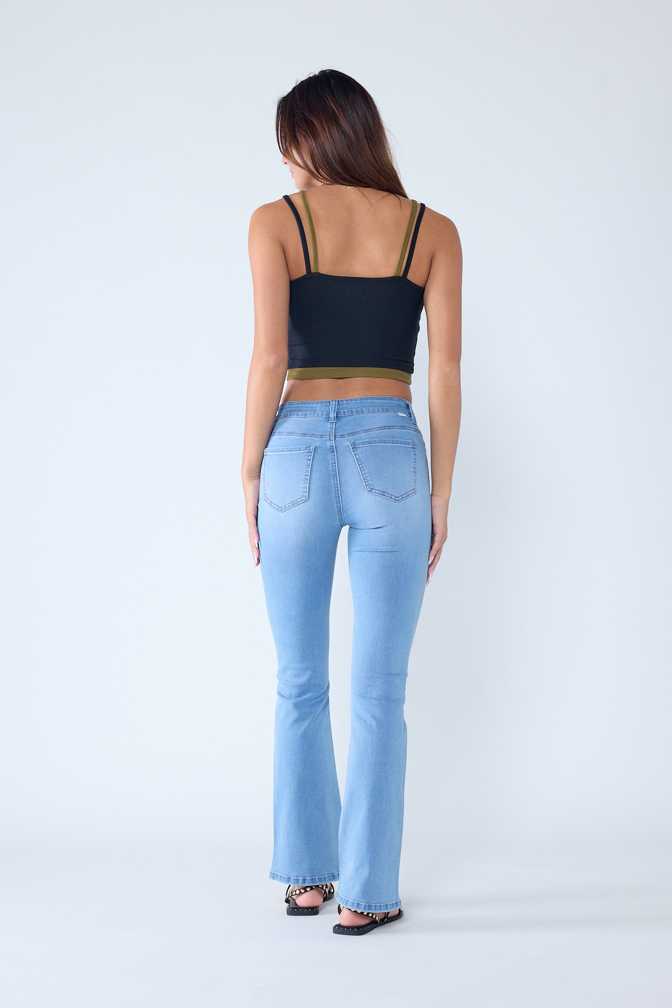 High Rise 5-Pocket Bootcut Jeans - Image 25
