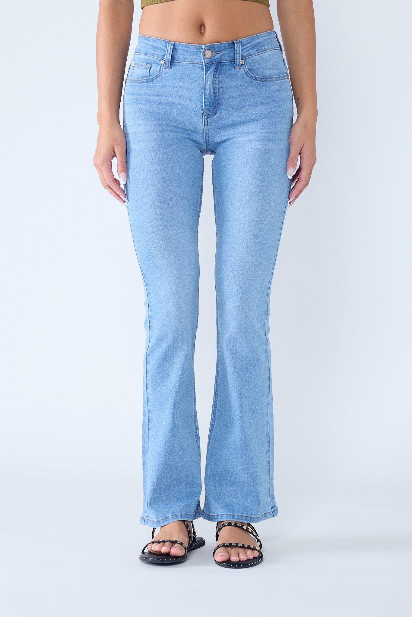 High Rise 5-Pocket Bootcut Jeans - Image 27