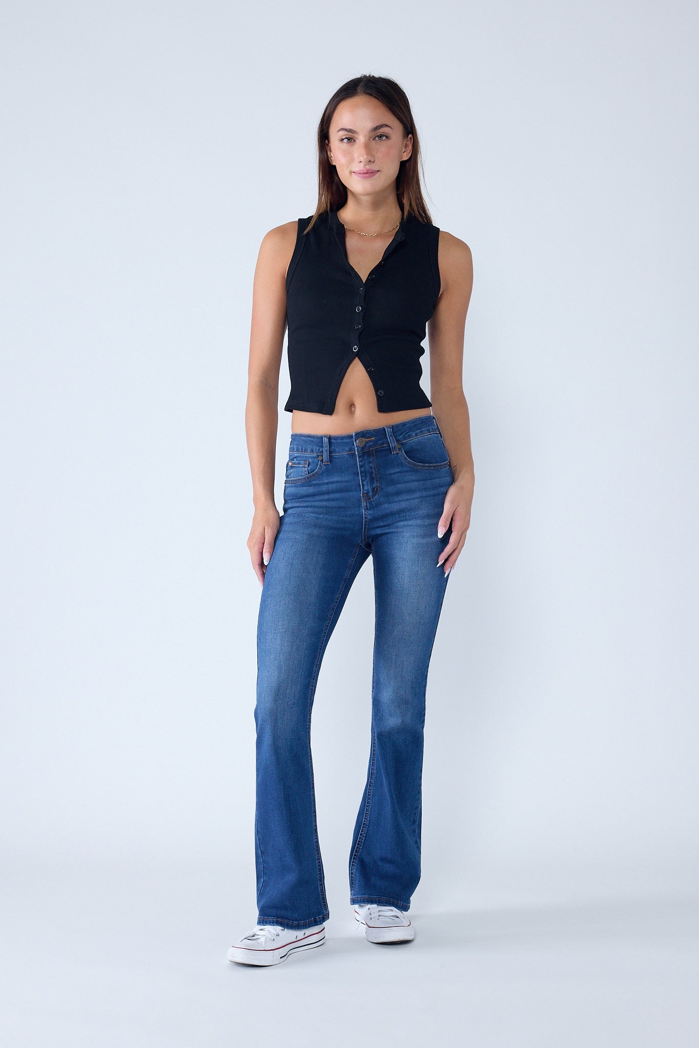 High Rise 5-Pocket Bootcut Jeans - Image 20