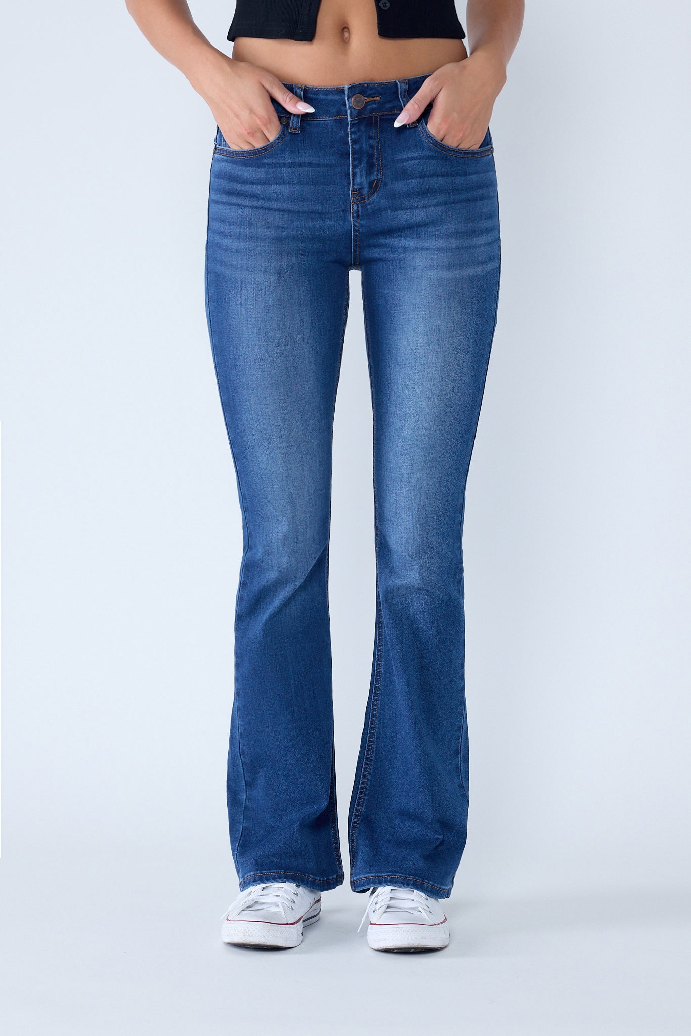 High Rise 5-Pocket Bootcut Jeans - Image 22